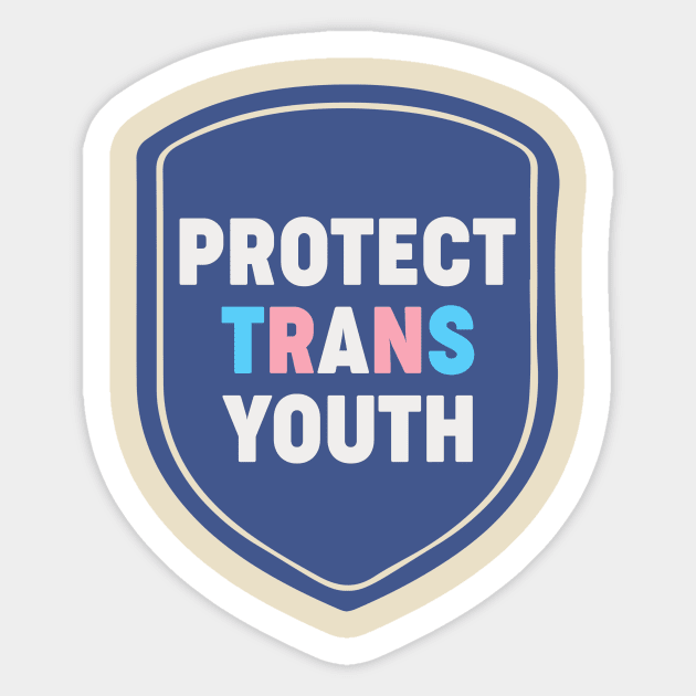 Protect Trans Youth Sticker by Aratack Kinder